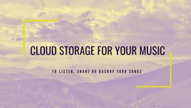 Cloud storage for music