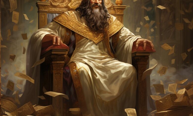 King Solomon, often hailed as one of the richest men in history, possessed unimaginable wealth ...